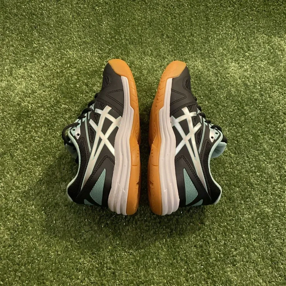 Asics Up Court 4 Women's Size 4.5 Shoes Black Mint Athletic Gym Sneakers
